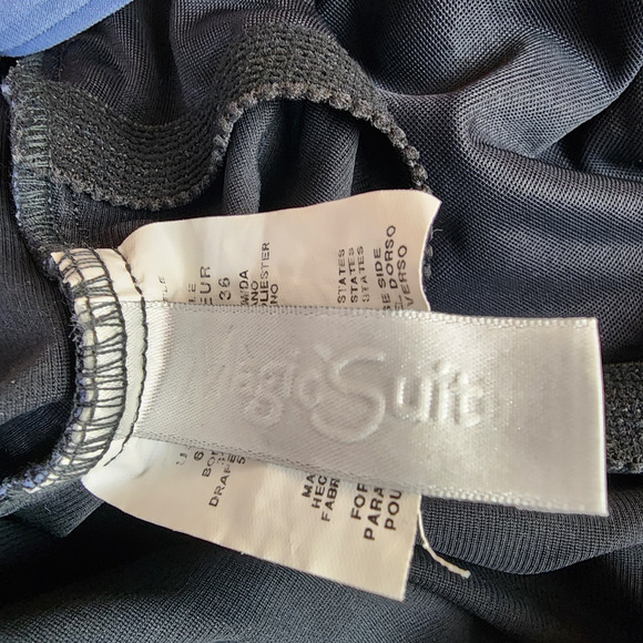 Magicsuit By Miraclesuit One Piece Lisa Bathing Suit Size 6 Underwire Ruched Gry - Picture 7 of 7